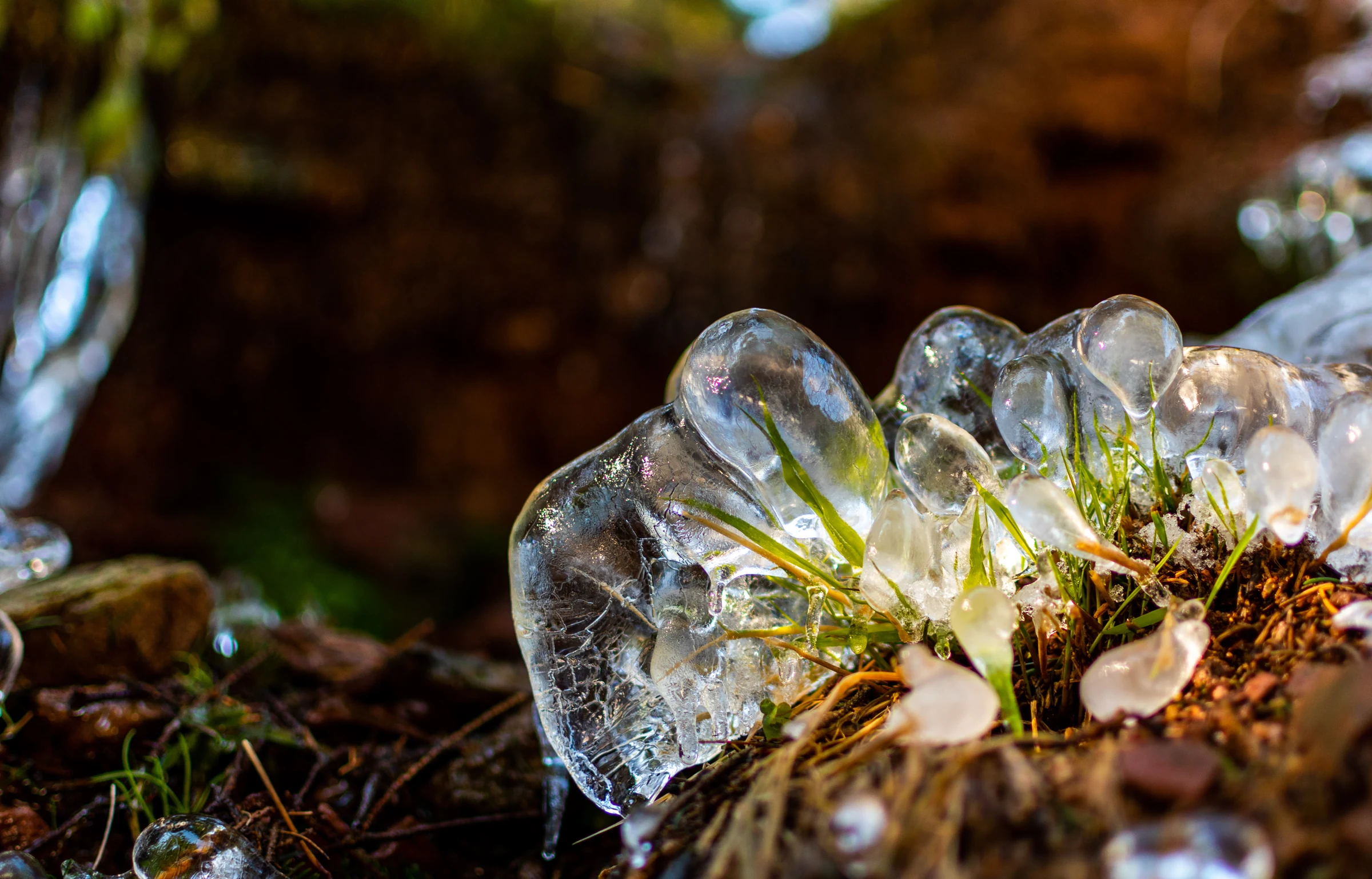 Eis am Wasserfall