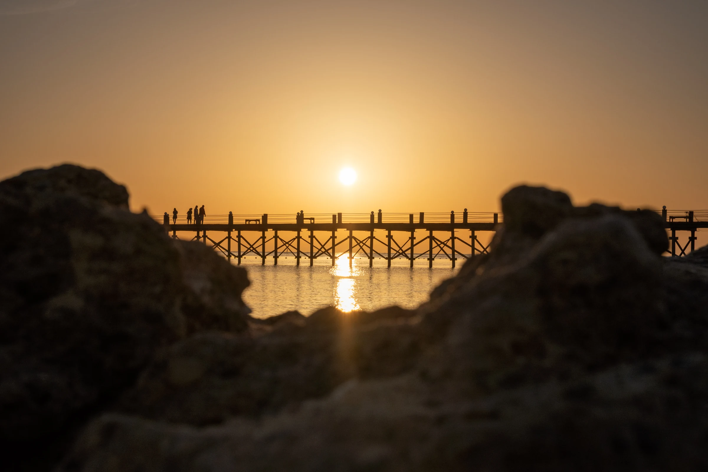 Sonnenaufgang am Strand