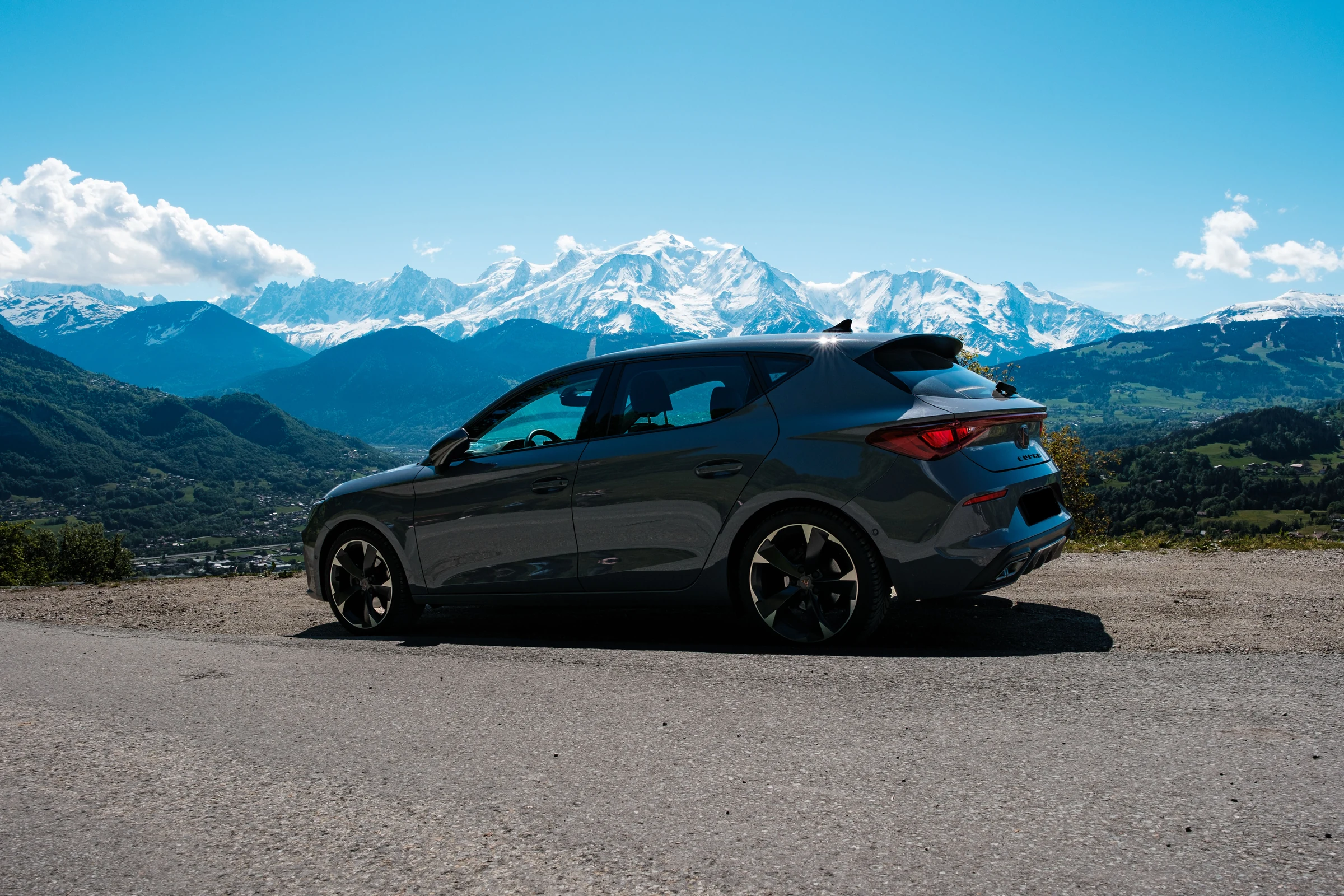 Mont Blanc View mit Cupra
