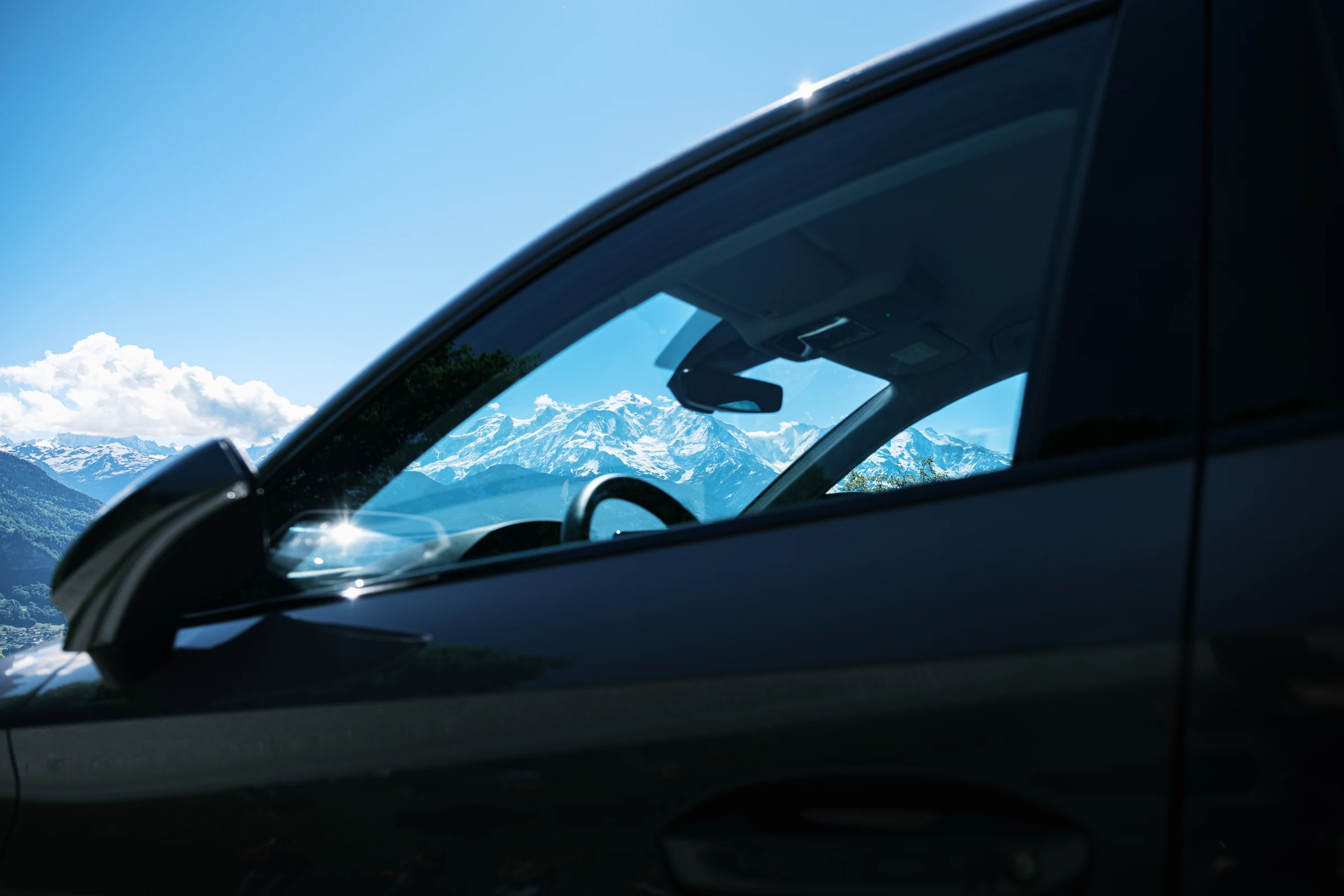 Mont Blanc View mit Cupra
