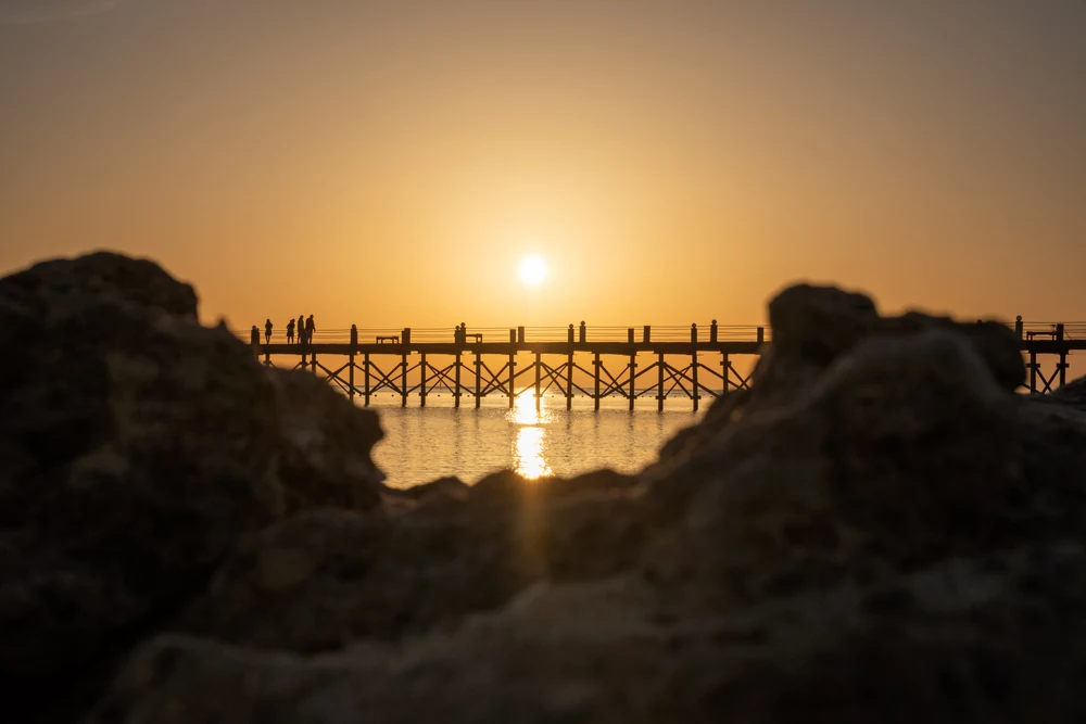Sonnenaufgang am Strand